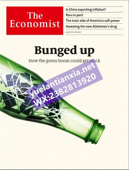 经济学人（The Economist）2021年6月12日（PDF版+音频+Kindle版）