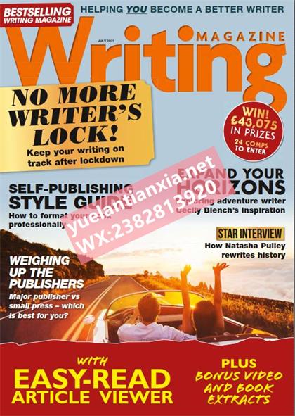 写作杂志（Writing Magazine）2021年7月